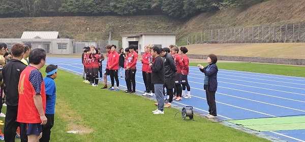 第2回大分インクルウインターカップ開会式の様子