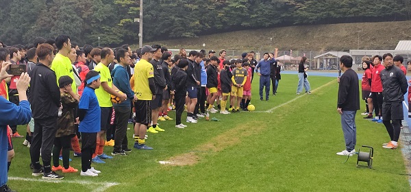 第2回大分インクルウインターカップ開会式の様子