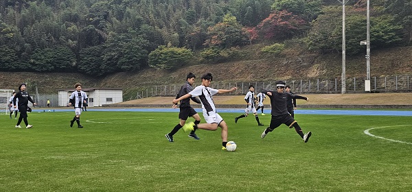 第２回大分インクルウインターカップ予選Ａパートの試合の様子