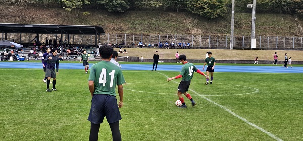 第2回大分インクルウインターカップ予選Cパートの試合の様子