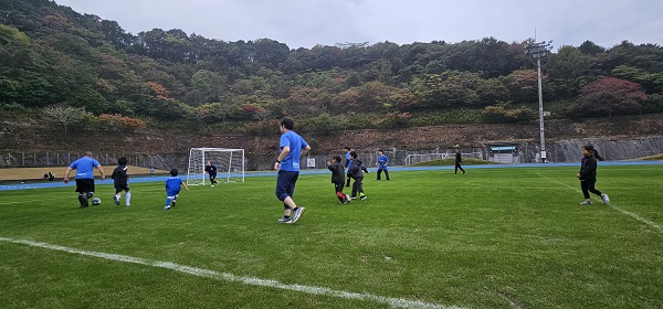 第２回大分インクルウインターカップ予選Ｅパートの試合の様子