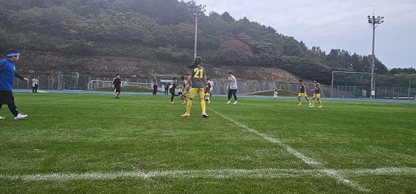 第2回大分インクルウインターカップ予選Eパートの試合の様子