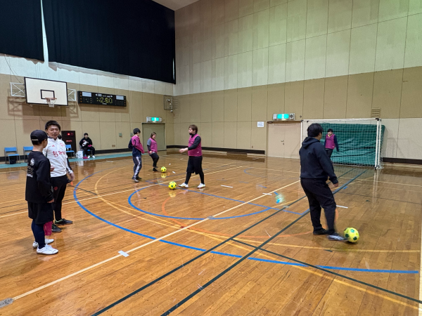 ウォーミングアップの様子