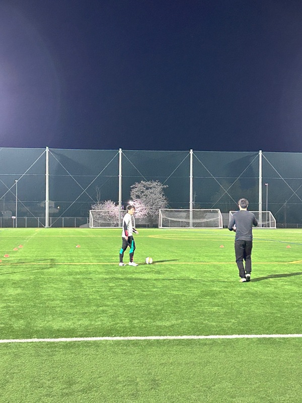 練習試合の様子