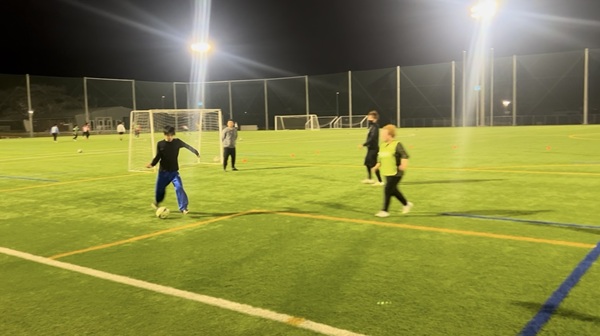 練習試合の様子