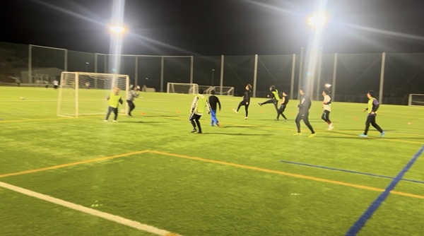 練習試合の様子