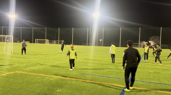 練習試合の様子