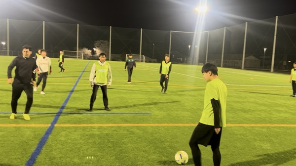 練習試合の様子