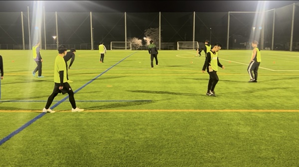 練習試合の様子