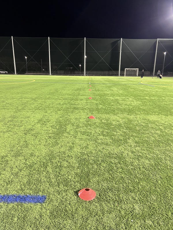 練習試合の様子