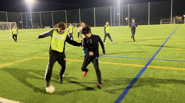 練習試合の様子