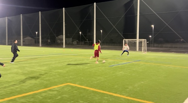 練習試合の様子