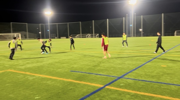 練習試合の様子