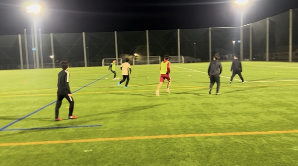 練習試合の様子