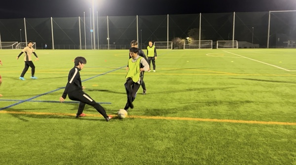 練習試合の様子