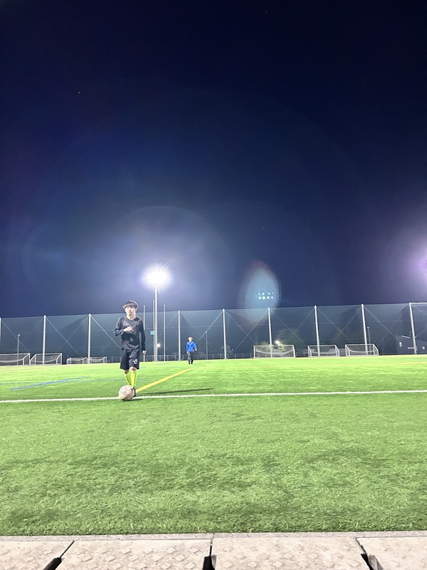 練習試合の様子