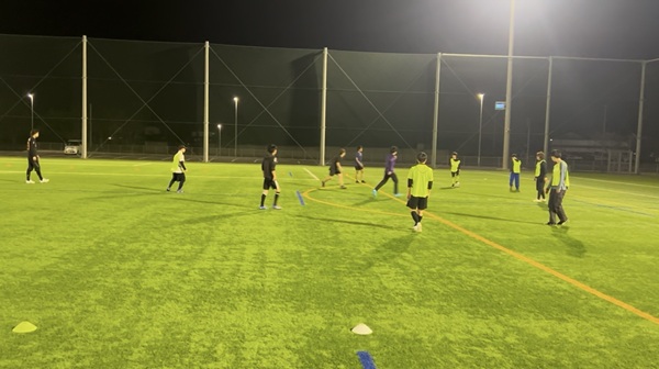 練習試合の様子