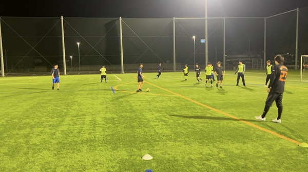 練習試合の様子