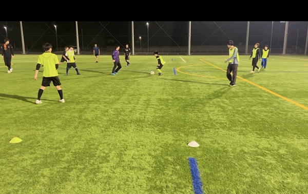 練習試合の様子