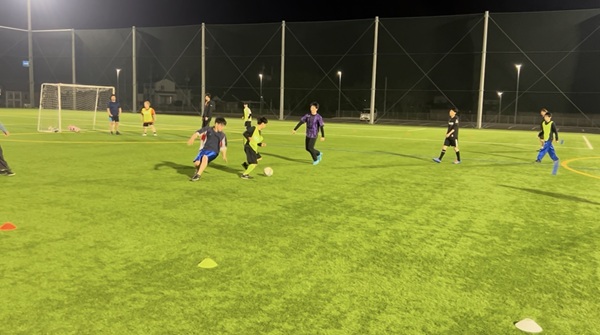 練習試合の様子