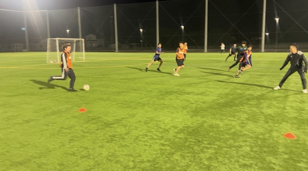 練習試合の様子