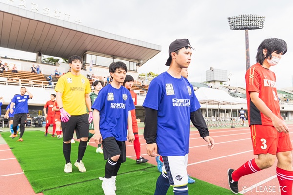 ジェイリースFCエキシビションマッチの様子