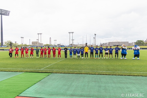 ジェイリースFCエキシビションマッチの様子
