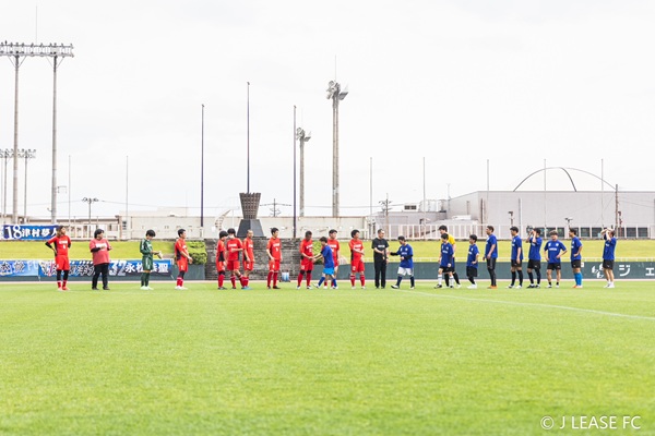 ジェイリースFCエキシビションマッチの様子