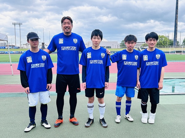 ジェイリースFCエキシビションマッチの様子