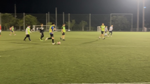 練習試合の様子