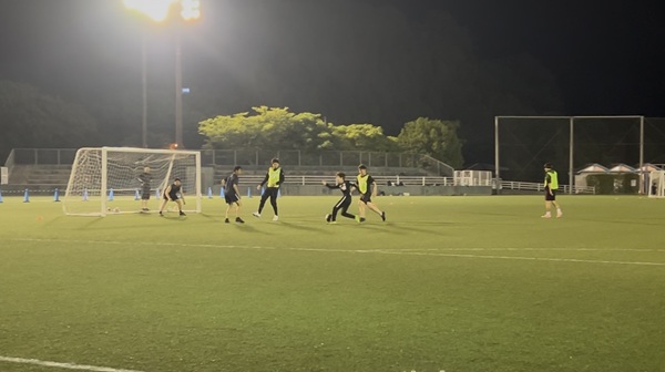 練習試合の様子