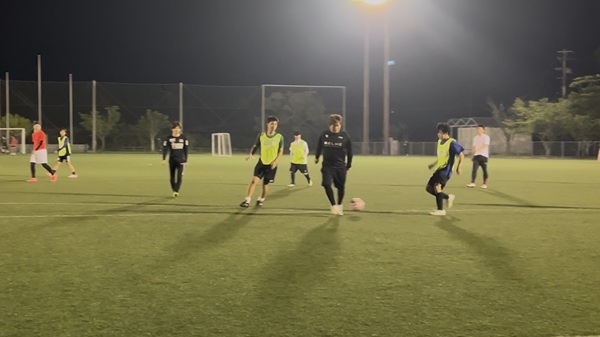 練習試合の様子