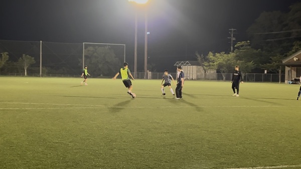 練習試合の様子