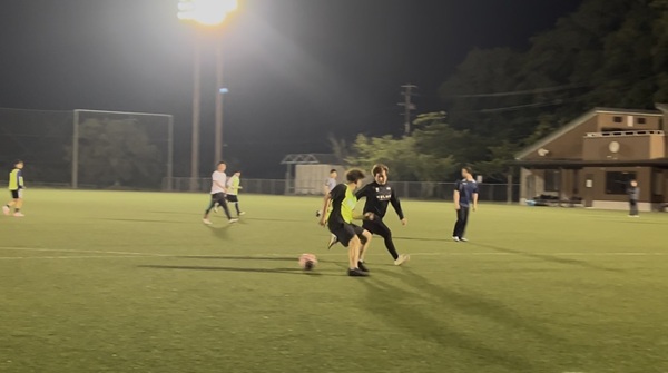 練習試合の様子