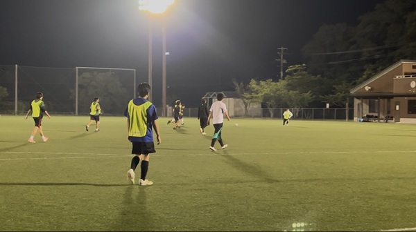 練習試合の様子