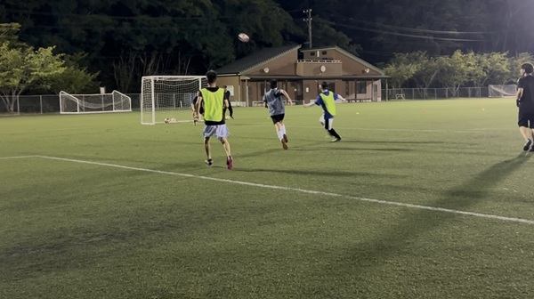 練習試合の様子