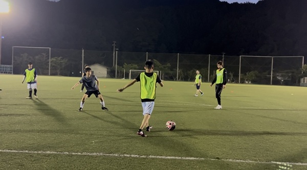 練習試合の様子