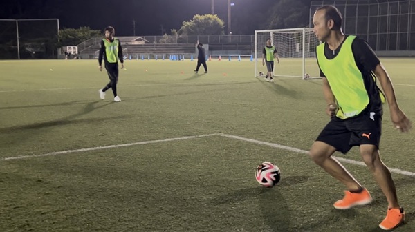 練習試合の様子