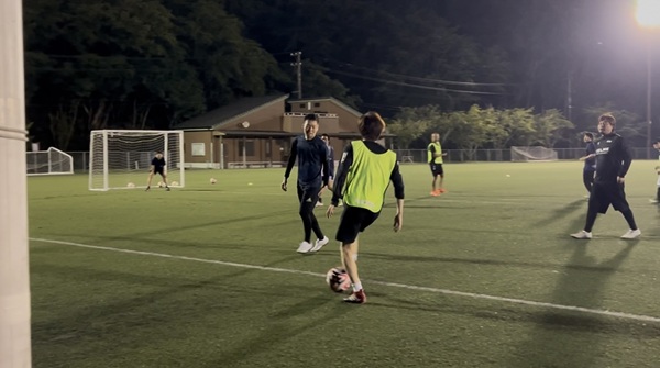 練習試合の様子