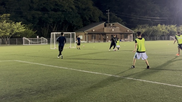 練習試合の様子