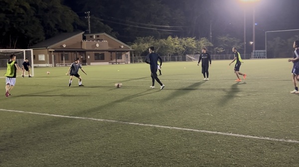 練習試合の様子