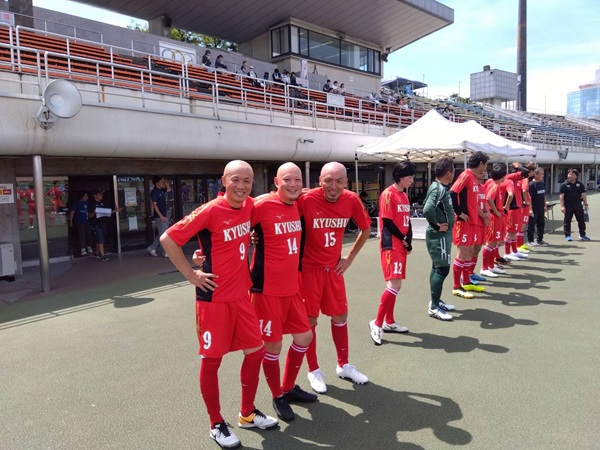 ジェイリースFCエキシビションマッチの様子