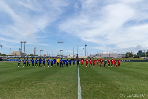 ジェイリースFCエキシビションマッチの様子