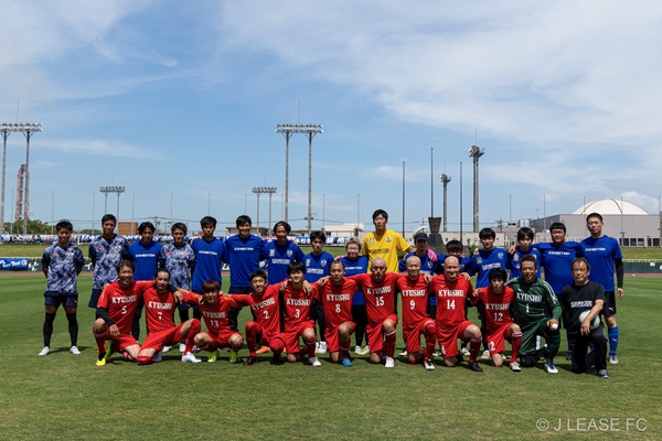 ジェイリースFCエキシビションマッチの様子