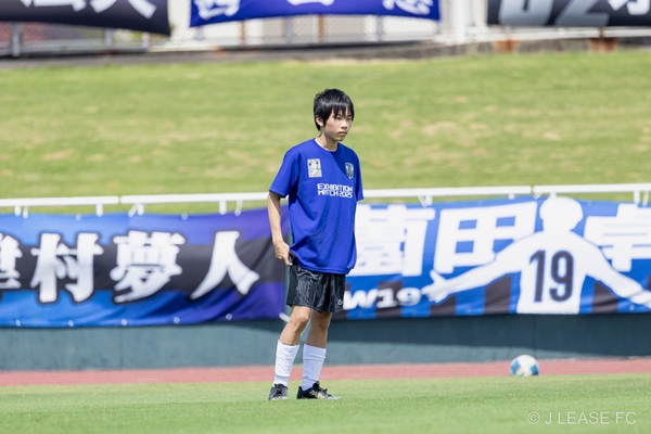 ジェイリースFCエキシビションマッチの様子