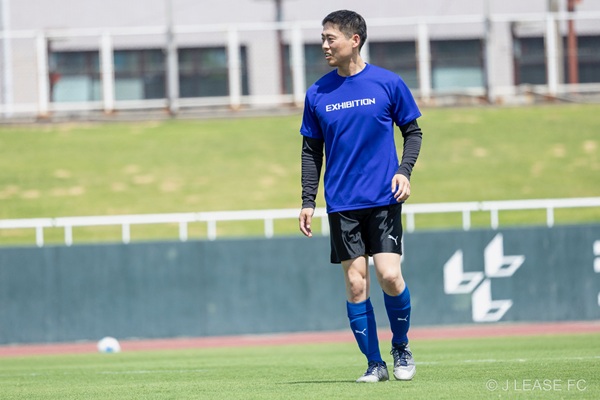 ジェイリースFCエキシビションマッチの様子