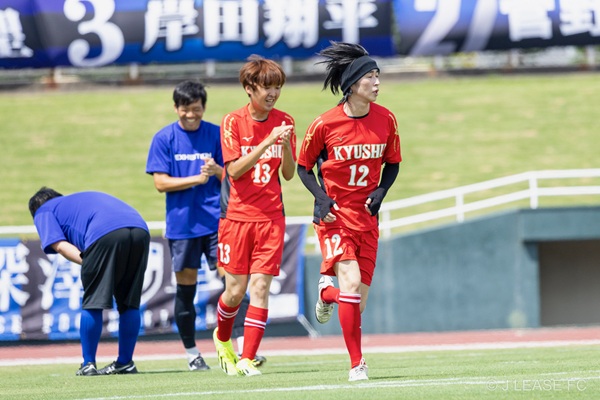 ジェイリースFCエキシビションマッチの様子