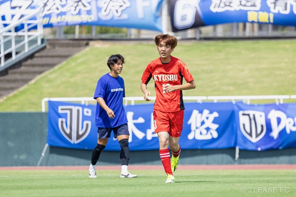 ジェイリースFCエキシビションマッチの様子