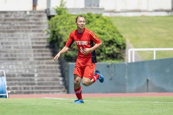 ジェイリースFCエキシビションマッチの様子