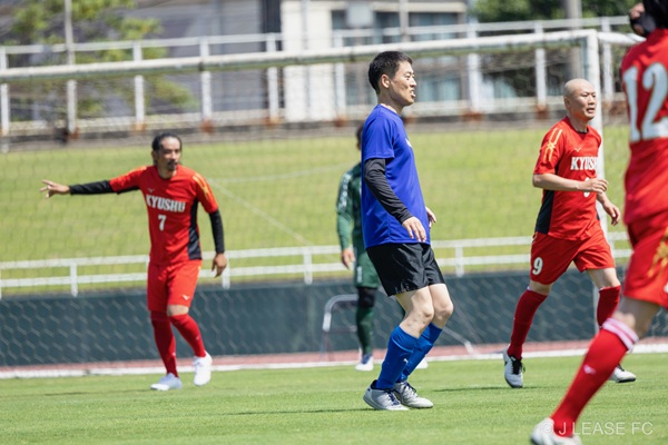 ジェイリースFCエキシビションマッチの様子